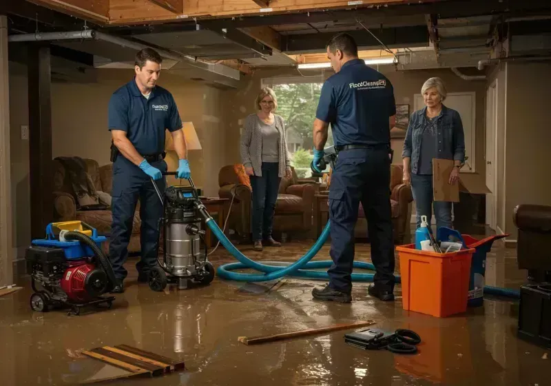 Basement Water Extraction and Removal Techniques process in New Palestine, IN